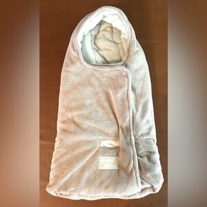 Plush baby stroller car seat bunting